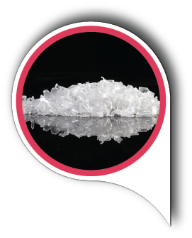 Clear Pet Flakes