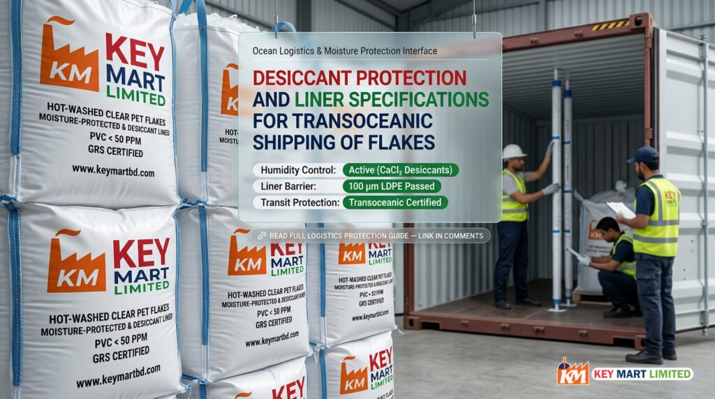 Desiccant Protection & Liner Specs for Transoceanic PET Flake Shipping