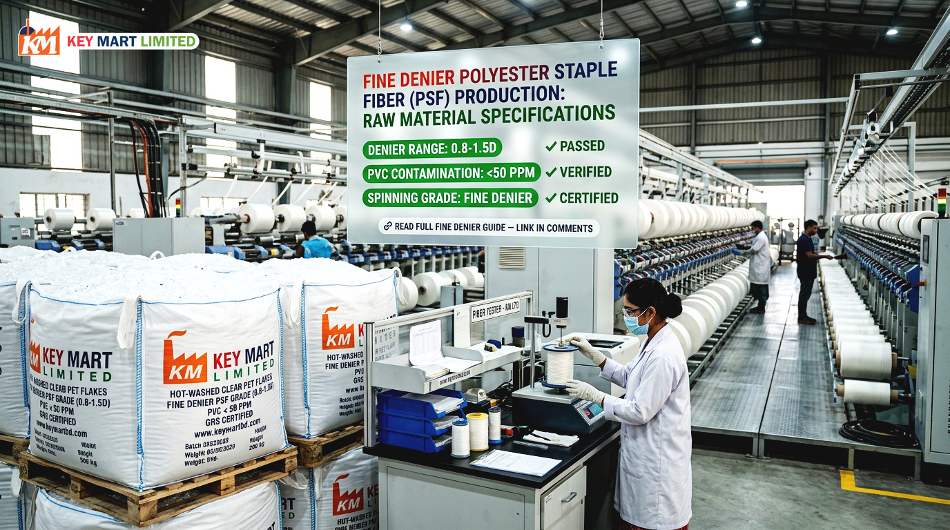Fine Denier Polyester Staple Fiber (PSF): Raw Material Specifications