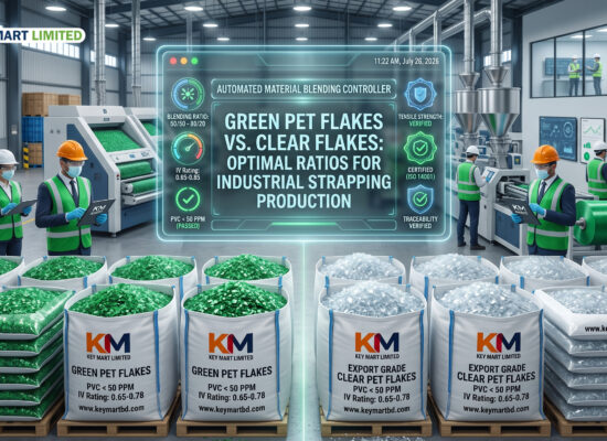 Green vs. Clear PET Flakes: Blending Ratios for Industrial Strapping