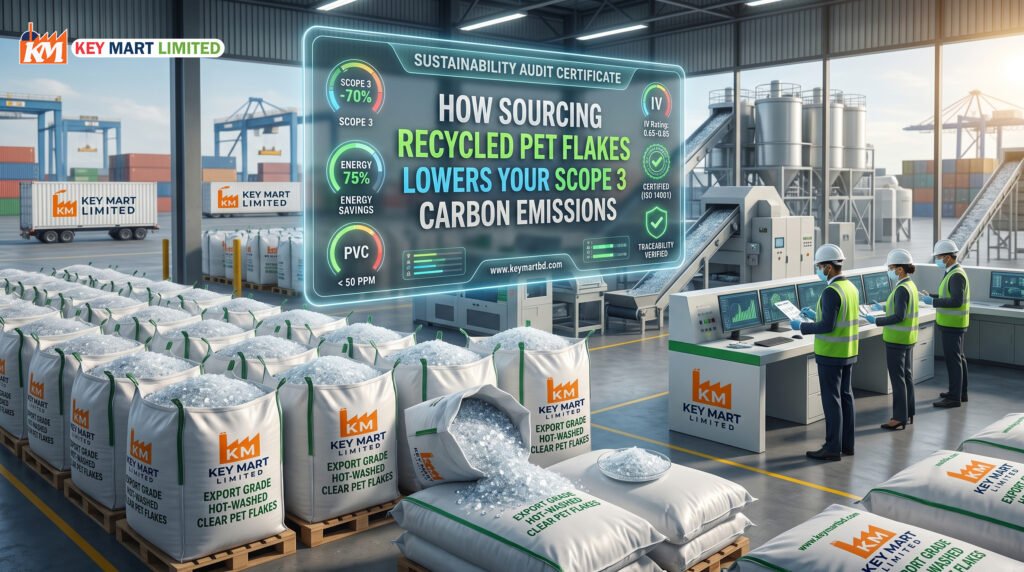 How Sourcing Recycled PET Flakes Lowers Your Scope 3 Carbon Emissionst