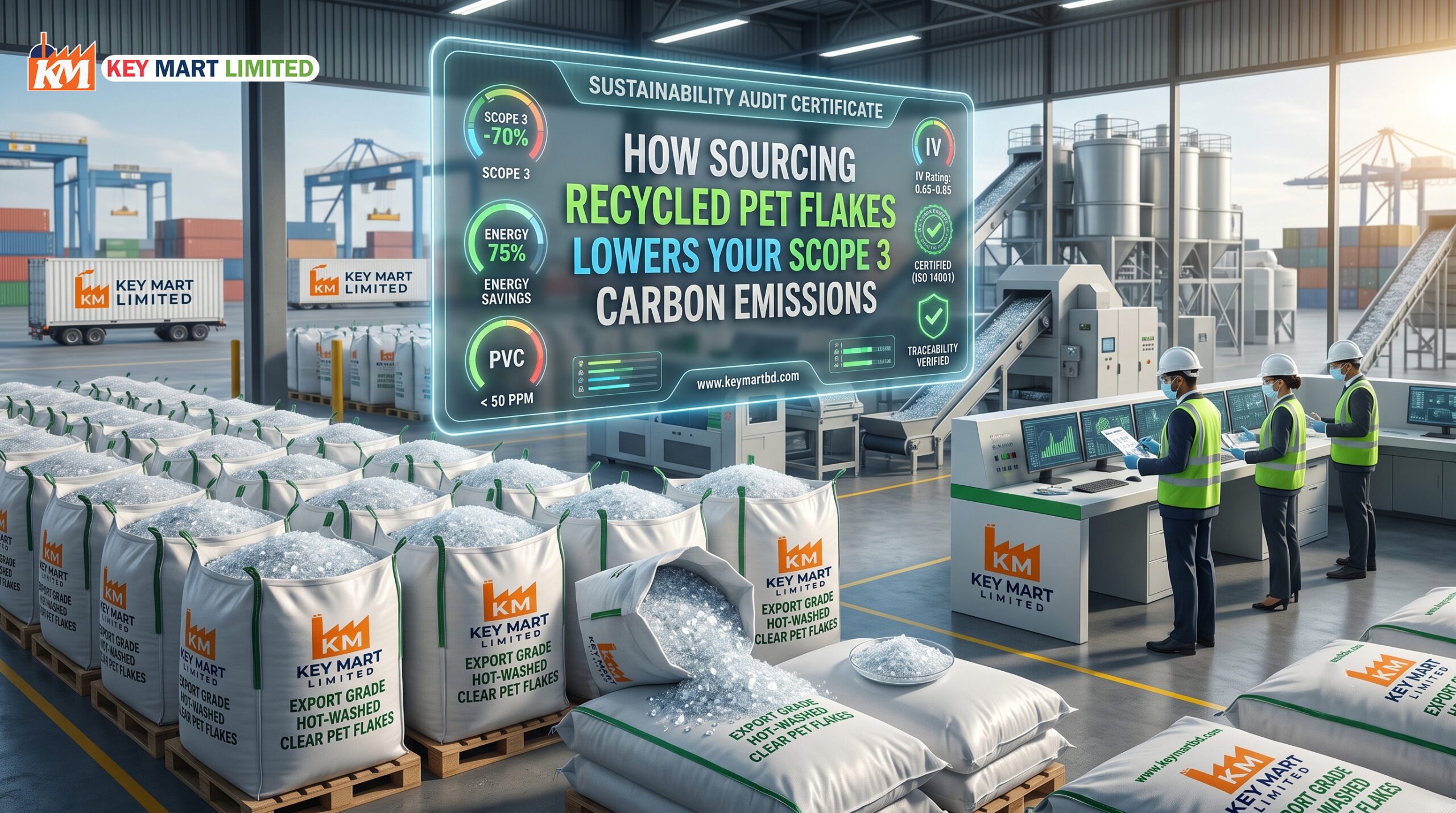 How Sourcing Recycled PET Flakes Lowers Your Scope 3 Carbon Emissionst