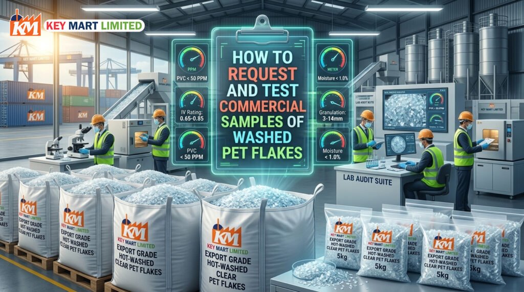 How to Request & Test Commercial Samples of Washed PET Flakes