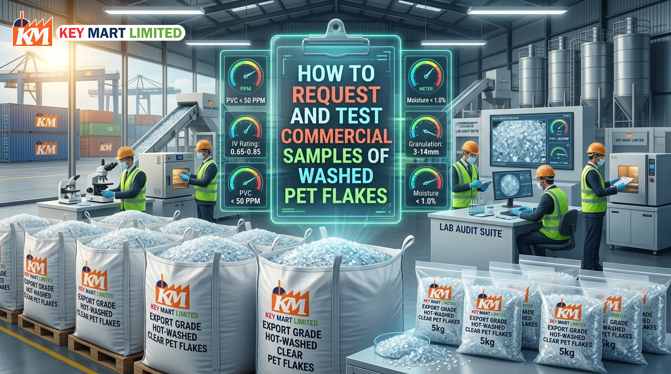 How to Request & Test Commercial Samples of Washed PET Flakes