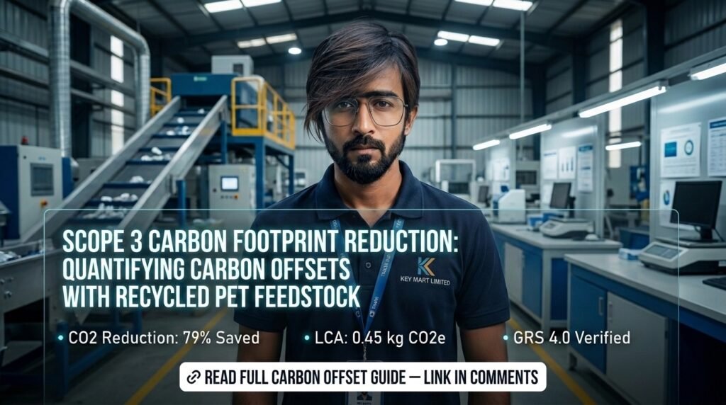 Scope 3 Carbon Offsets: Quantifying Reductions with Recycled PET Flakes