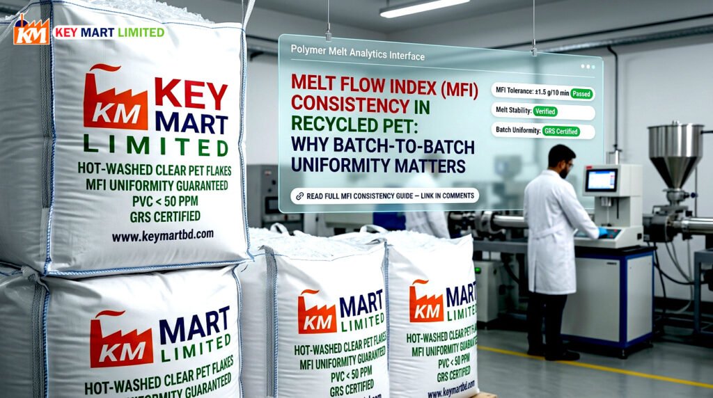 Melt Flow Index (MFI) Consistency in Recycled PET Flakes