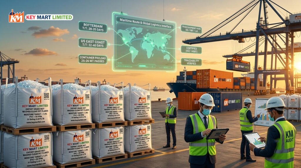 Ocean Shipping Routes from Chittagong Port: PET Flake Export Guide