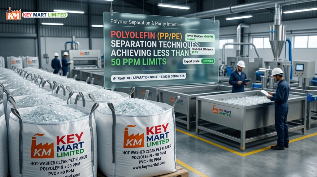 Polyolefin Separation Techniques in PET Flakes: Sub-50 PPM Limits