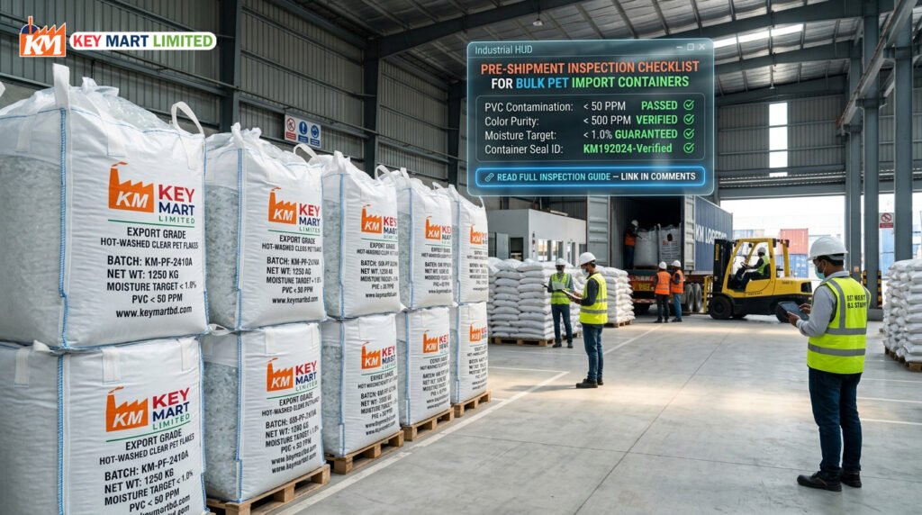 Pre-Shipment Inspection Checklist for Bulk PET Import Containers