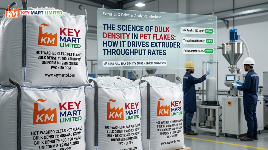 The Science of Bulk Density in PET Flakes & Extruder Throughput