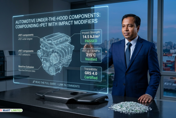 Automotive Under-the-Hood rPET: Compounding with Impact Modifiers