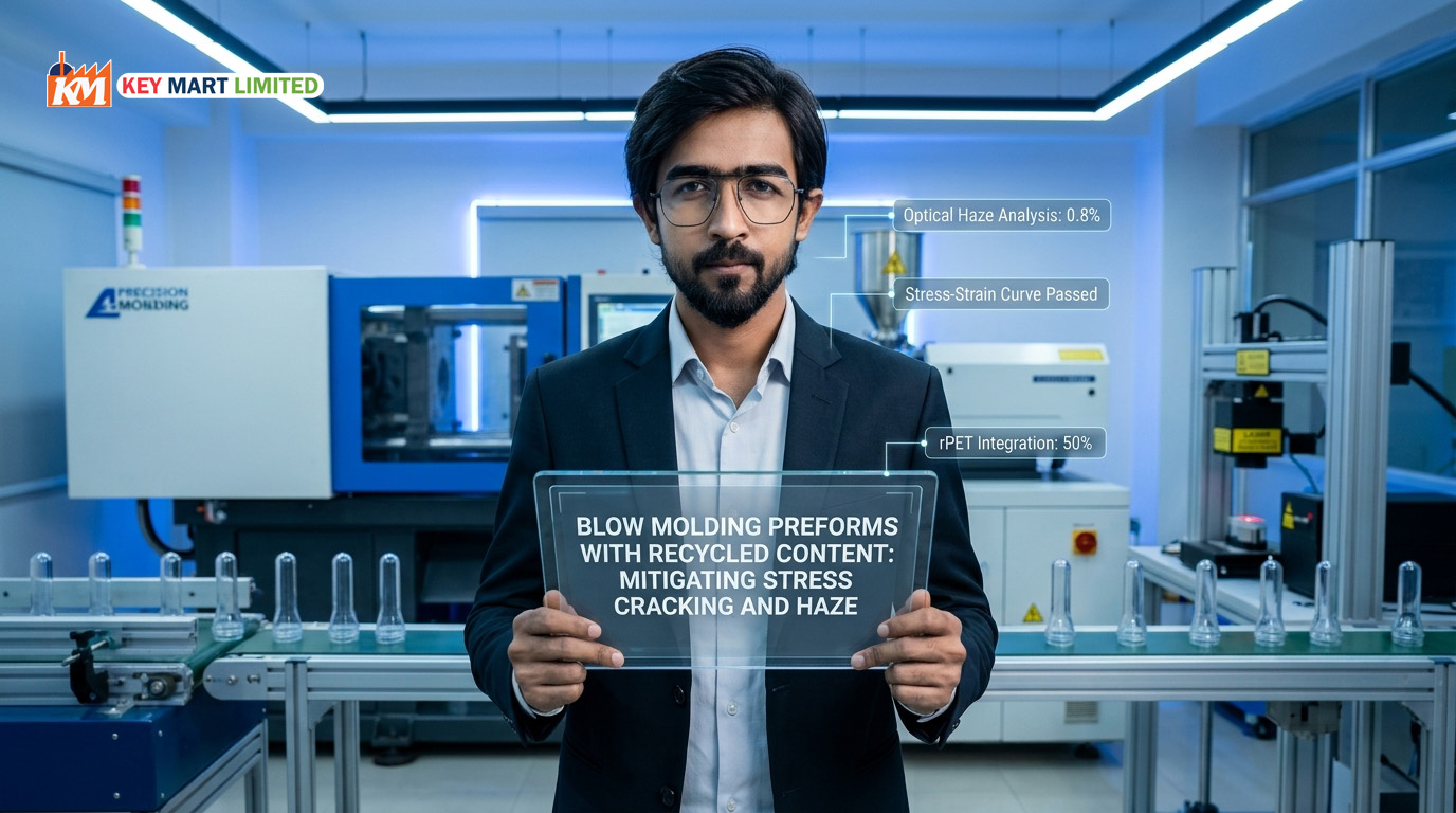 Blow Molding Preforms with Recycled Content: Mitigating Stress Cracking and Haze