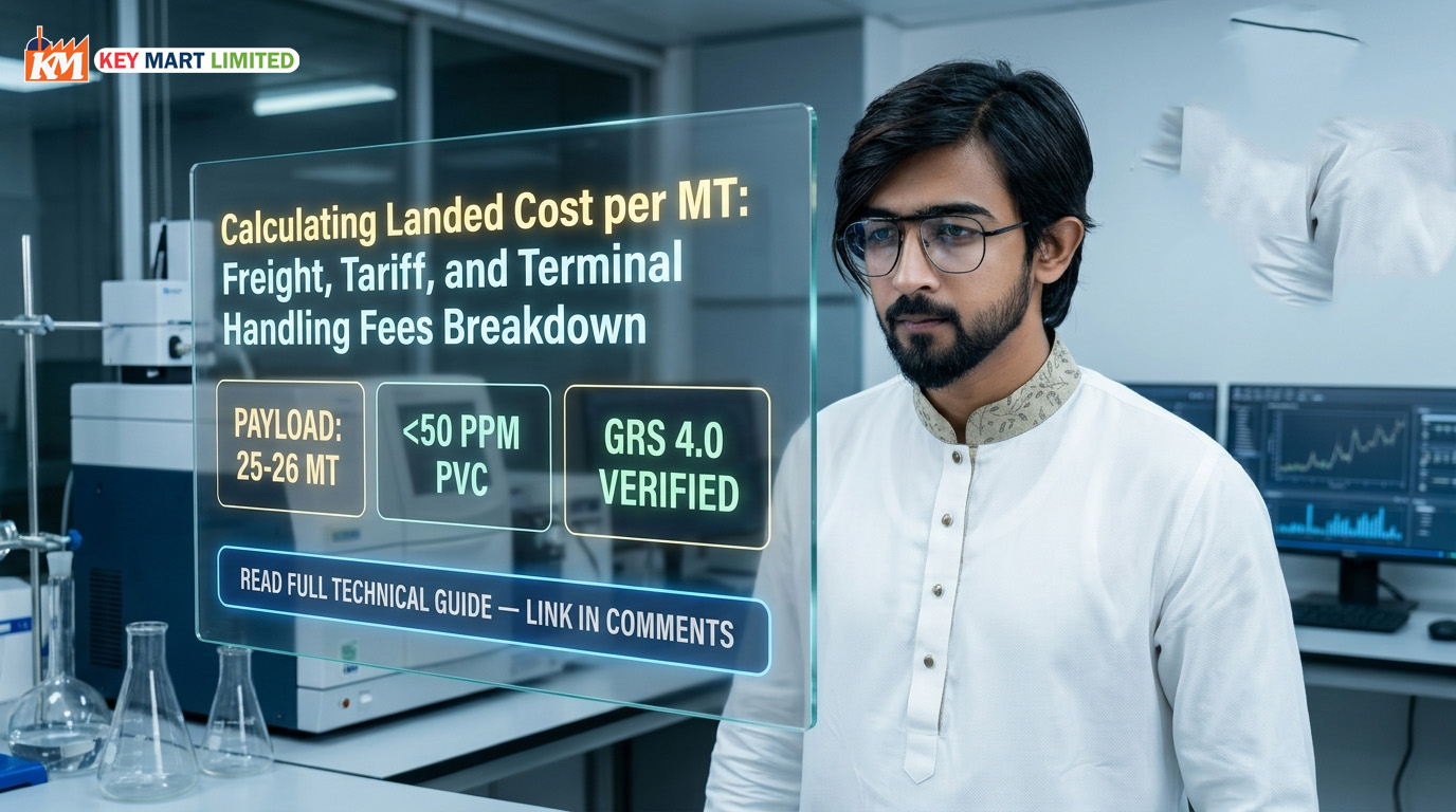 Calculating Landed Cost per Metric Ton for rPET Imports | Key Mart Limited