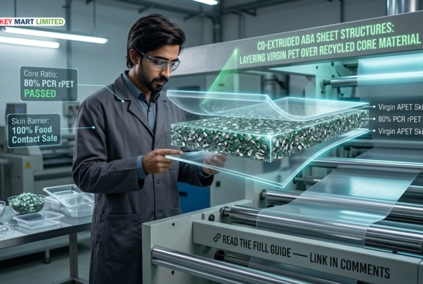 ABA Coextrusion rPET Sheet: Layering Virgin PET Over Recycled Core