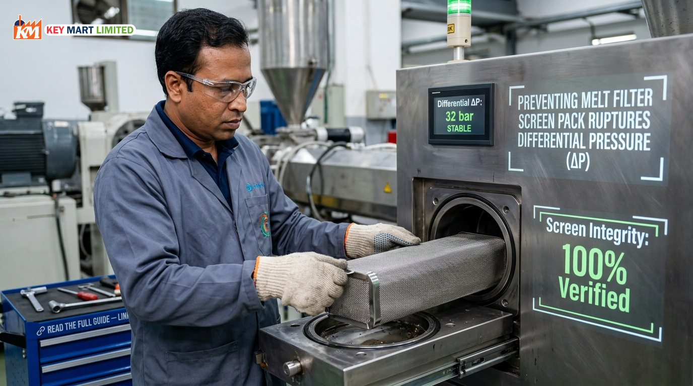 Extruder Screen Pack Pressure in rPET: Preventing Filter Ruptures