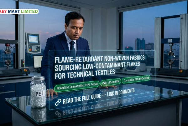 Flame-Retardant Non-Wovens: Sourcing Low-Contaminant rPET Flakes