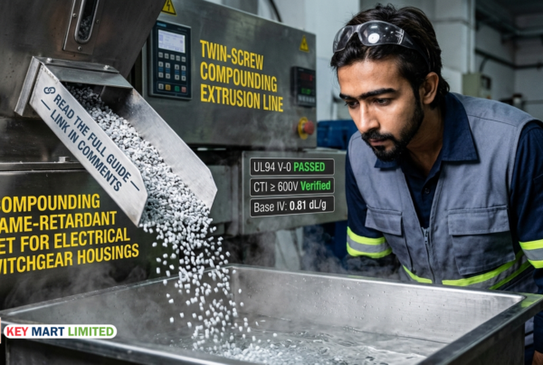 Flame Retardant rPET Compounding: High-IV Flakes for Switchgear