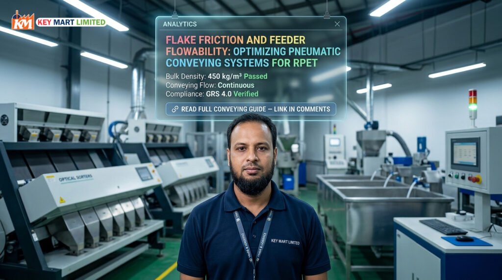 Optimizing Pneumatic Conveying for rPET Flakes & Feeder Flowability