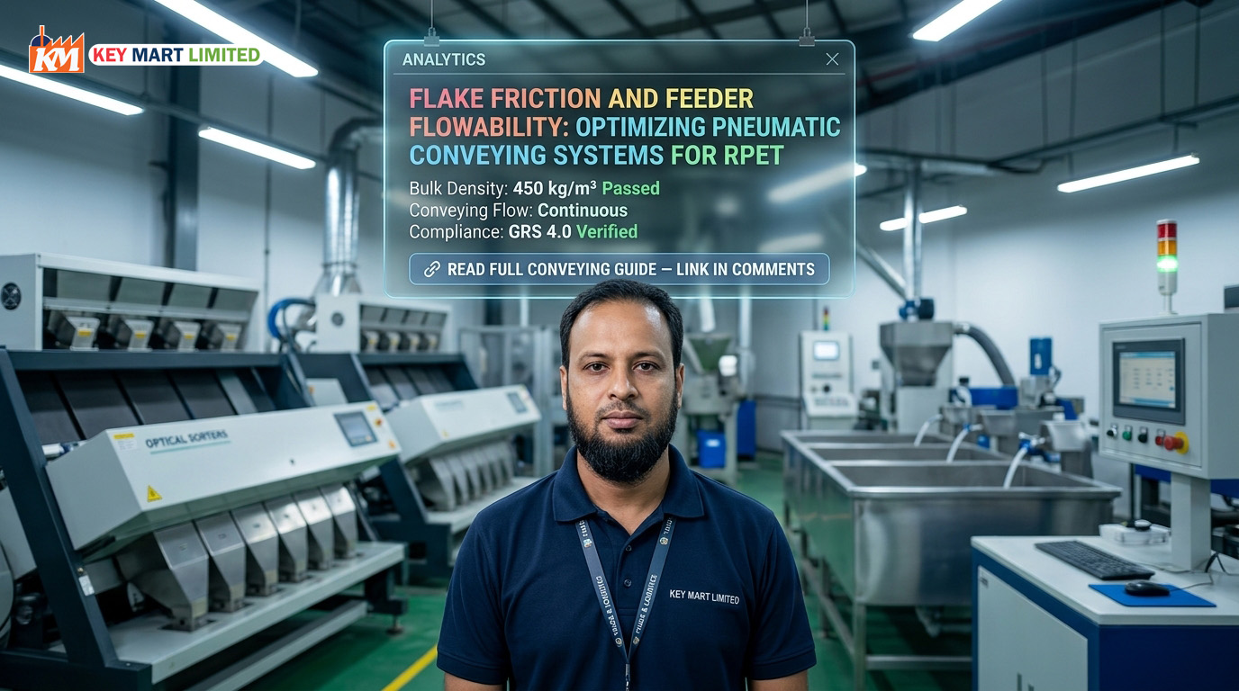 Optimizing Pneumatic Conveying for rPET Flakes & Feeder Flowability