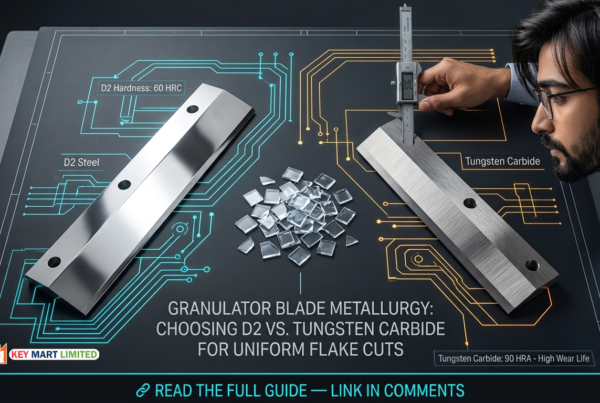 PET Granulator Blade Wear Resistance: D2 vs. Tungsten Carbide