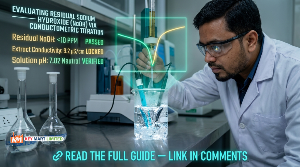Residual Caustic Test in PET Flakes: Conductometric Titration Guide