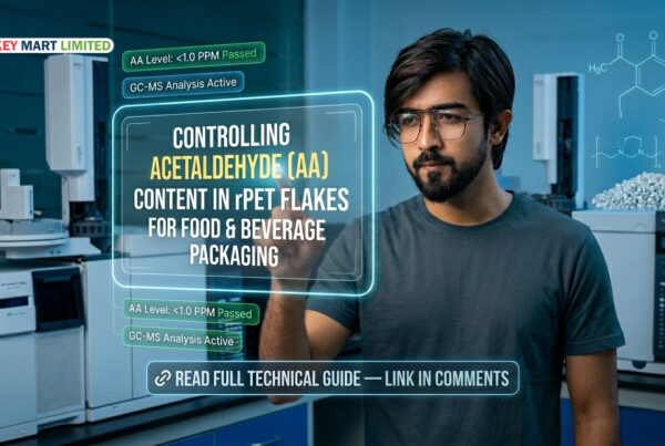 Controlling Acetaldehyde (AA) Content in rPET Flakes for Packaging