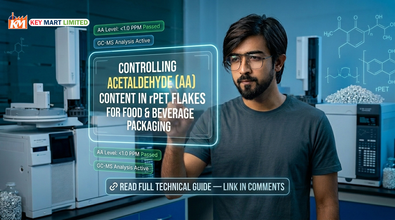 Controlling Acetaldehyde (AA) Content in rPET Flakes for Packaging