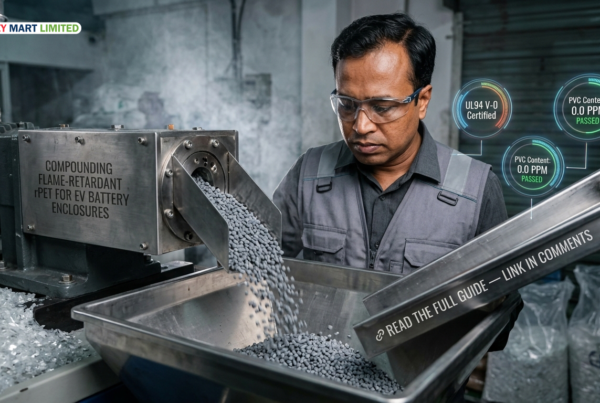 Flame Retardant rPET Automotive: Compounding for EV Battery Enclosures