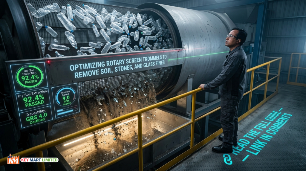 Trommel Screen PET Bottle Recycling: Removing Sand, Glass & Stones