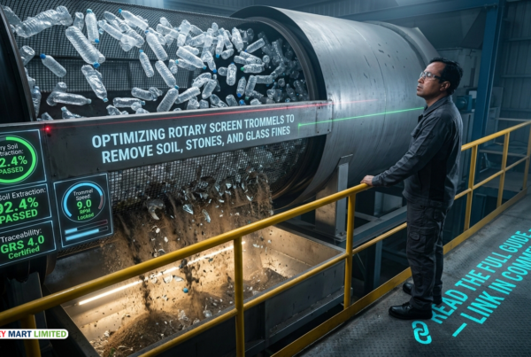 Trommel Screen PET Bottle Recycling: Removing Sand, Glass & Stones
