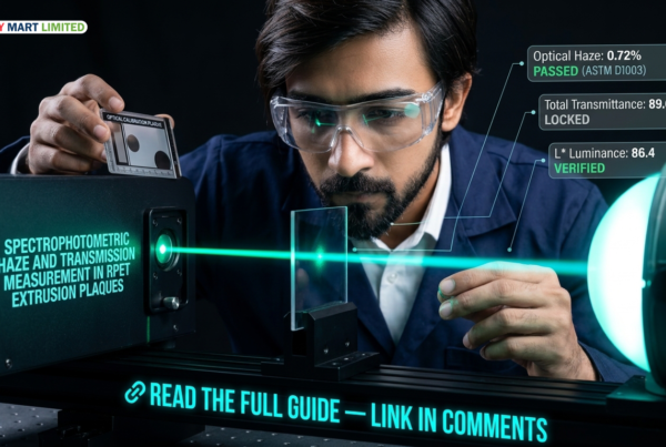 rPET Haze Measurement ASTM D1003: Optical Clarity & Transmission