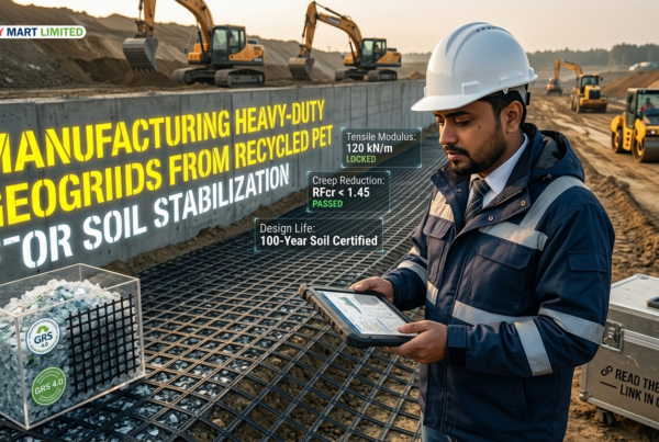 rPET for Geogrid Manufacturing: High-Tensile Soil Stabilization Flakes