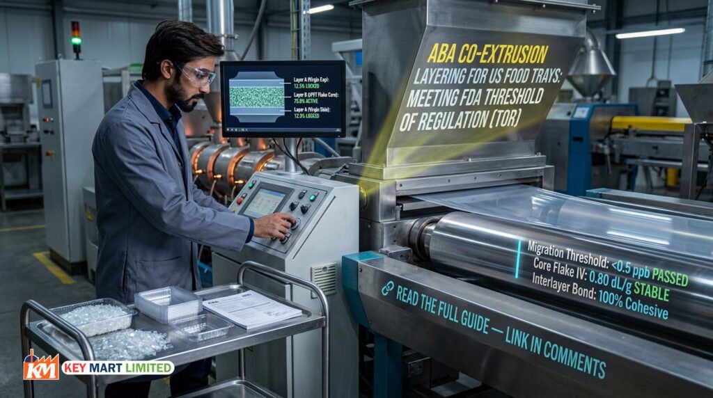 ABA Sheet Extrusion for FDA Food Packaging: Meeting TOR Limits