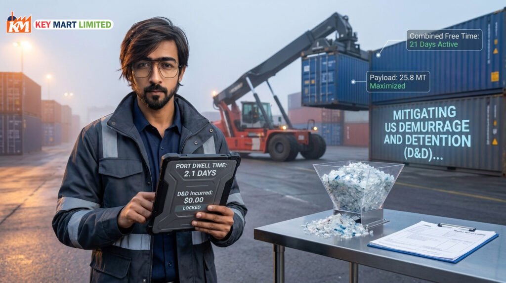 Container Demurrage Reduction at US Ports: Managing rPET Free Time