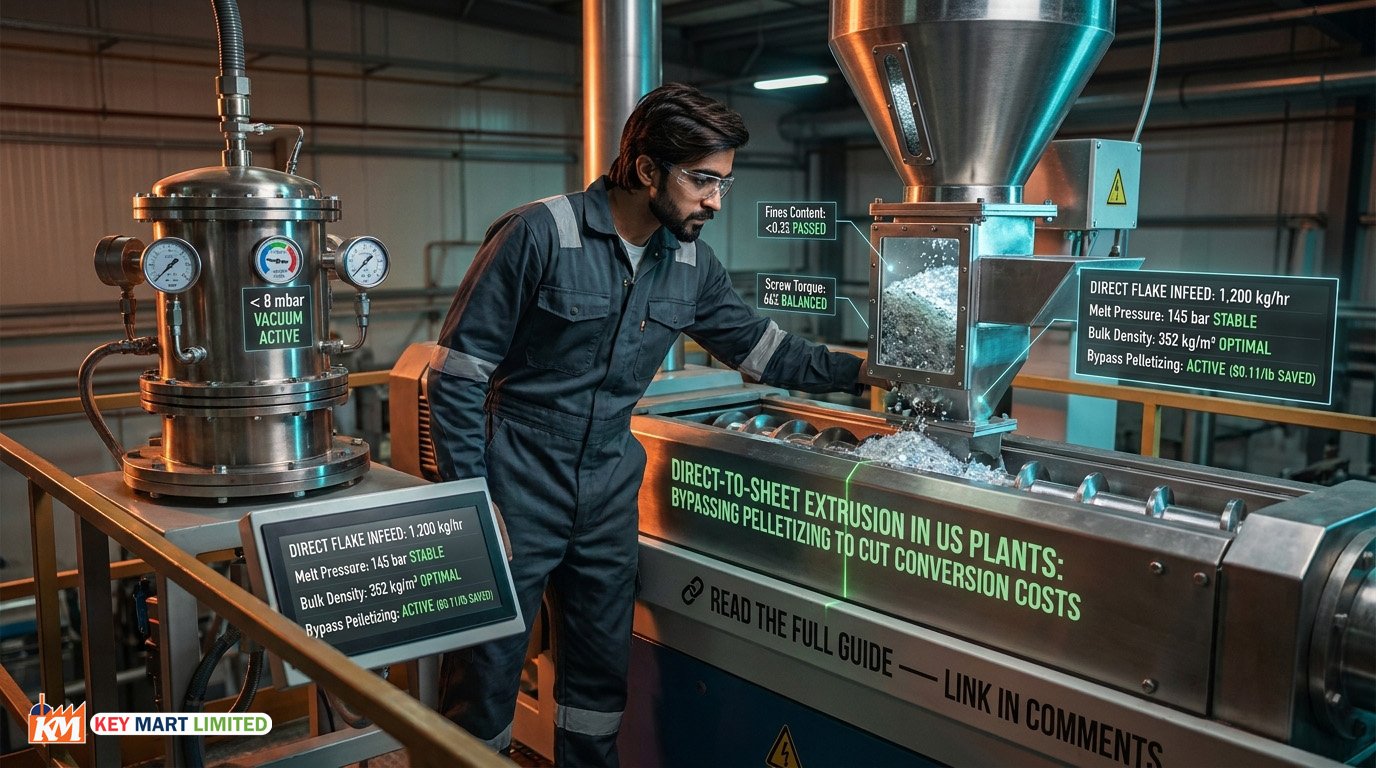 Direct Flake to Sheet Extrusion in US Thermoforming: Cutting Costs