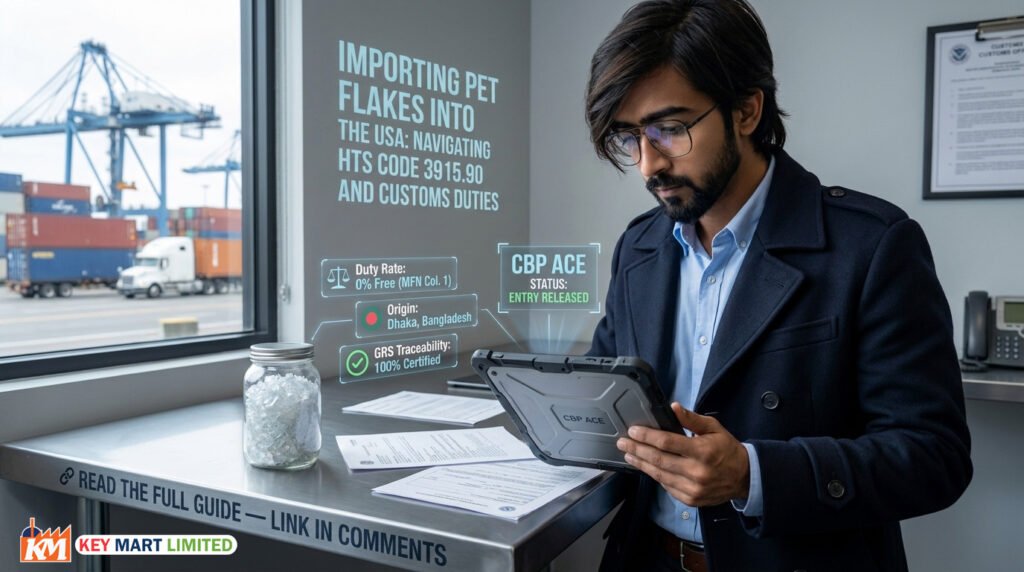 HTS Code for PET Flakes: US Customs Import & Duty Guide (3915.90)