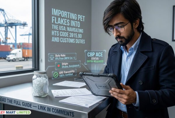 HTS Code for PET Flakes: US Customs Import & Duty Guide (3915.90)