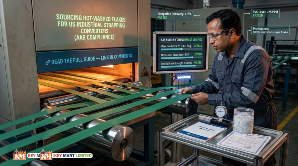 PET Flakes for Strapping: Meeting Association of American Railroads Rules